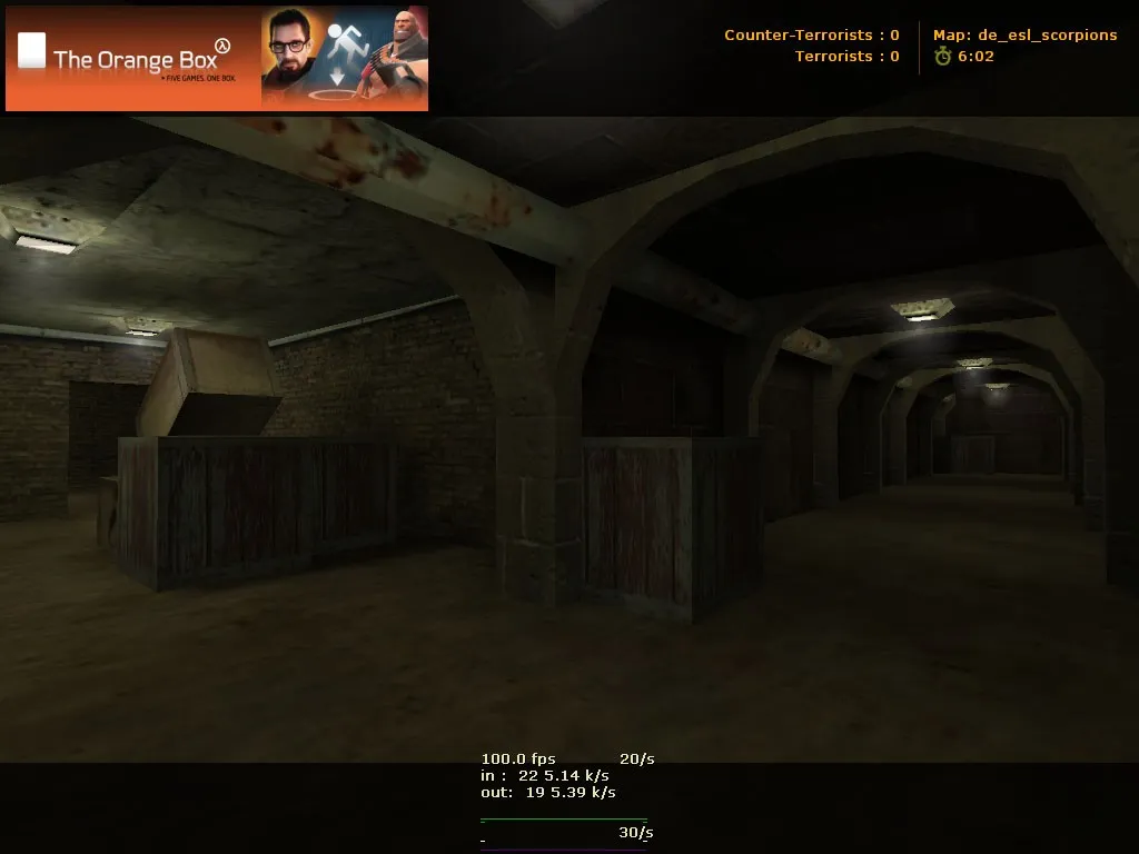 Скачать Карта de_esl_scorpions для CS 1.6: точки, маршруты, баланс сторон, .nav для ботов и оптимизация - Скриншот