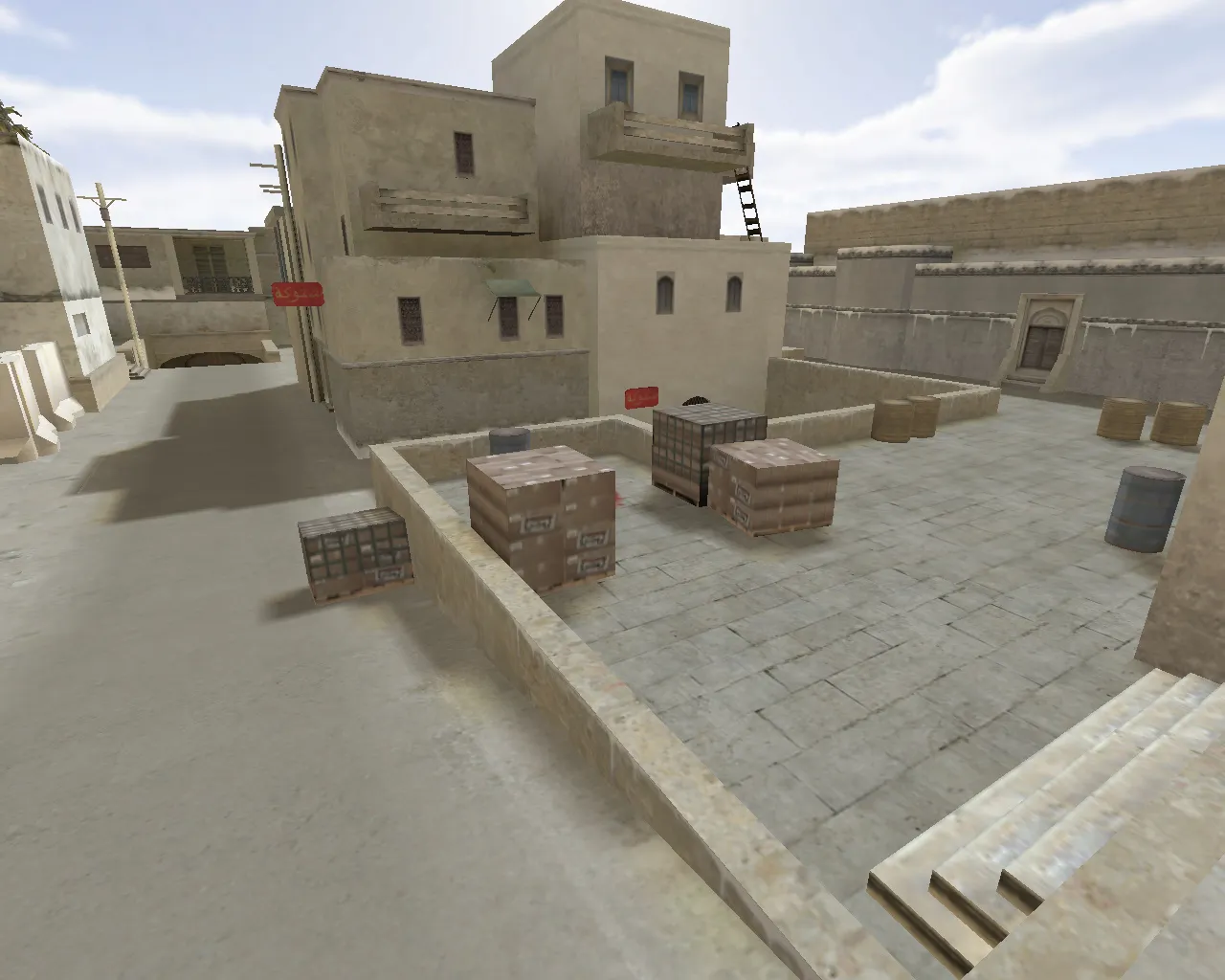 Скачать css_dust2x2_go — DE карта для CS 1.6: баланс сторон, точки и навигация для ботов - Скриншот