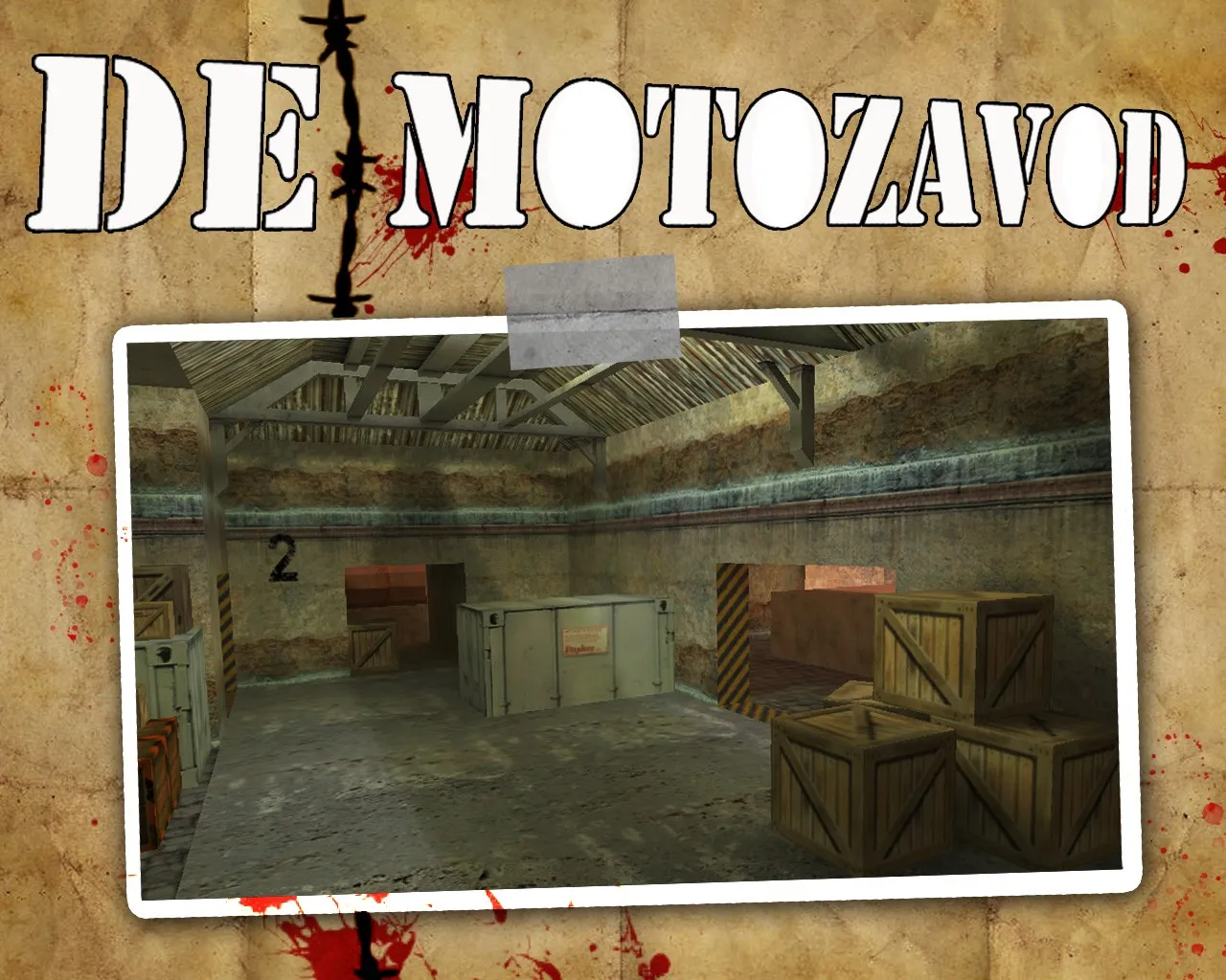 Скачать Карта de_motozavod для CS 1.6 – тактические возможности и оптимизация - Скриншот