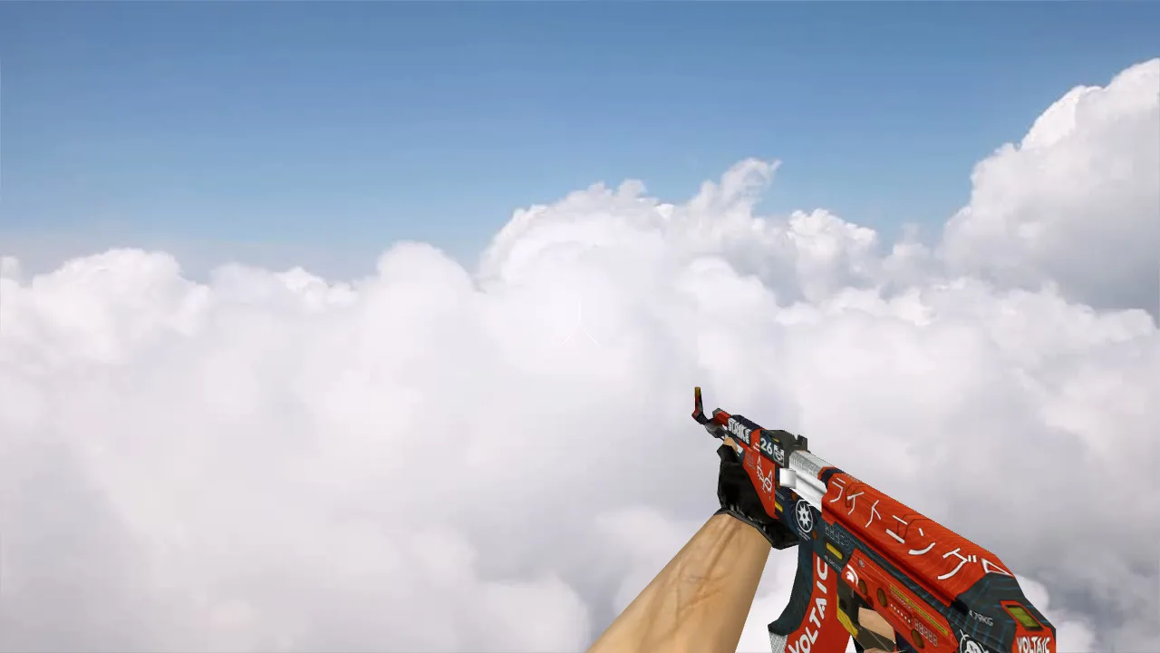 Скачать Default AK-47 Bloodsport v_ и p_ модели для CS 1.6: анимация осмотра, звуки, текстуры и настройка - Скриншот