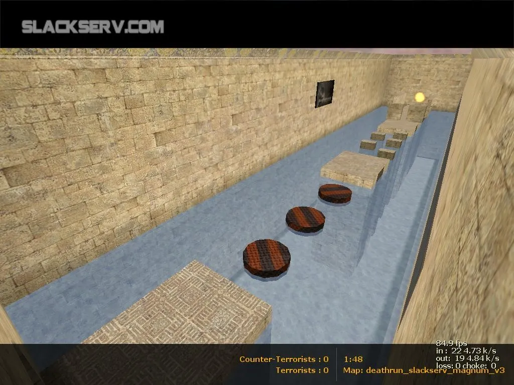 deathrun_slackserv_magnum для CS 1.6: тактика за Т и КТ, точки, боты и оптимизация карты — скриншот 6