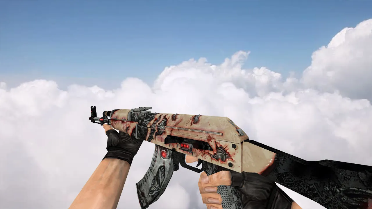 Скачать Модель «AK-47 Payback» v_ p_ w_ для CS 1.6: звук, анимация осмотра, качество текстур - Скриншот