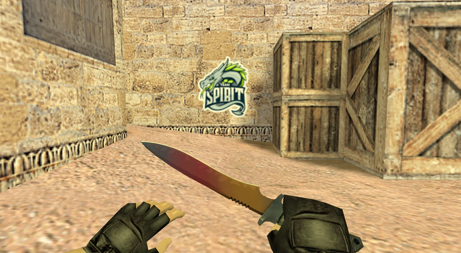 Скачать Граффити «Team Spirit Logo» для CS 1.6 - Элементы Киберспорта - Скриншот