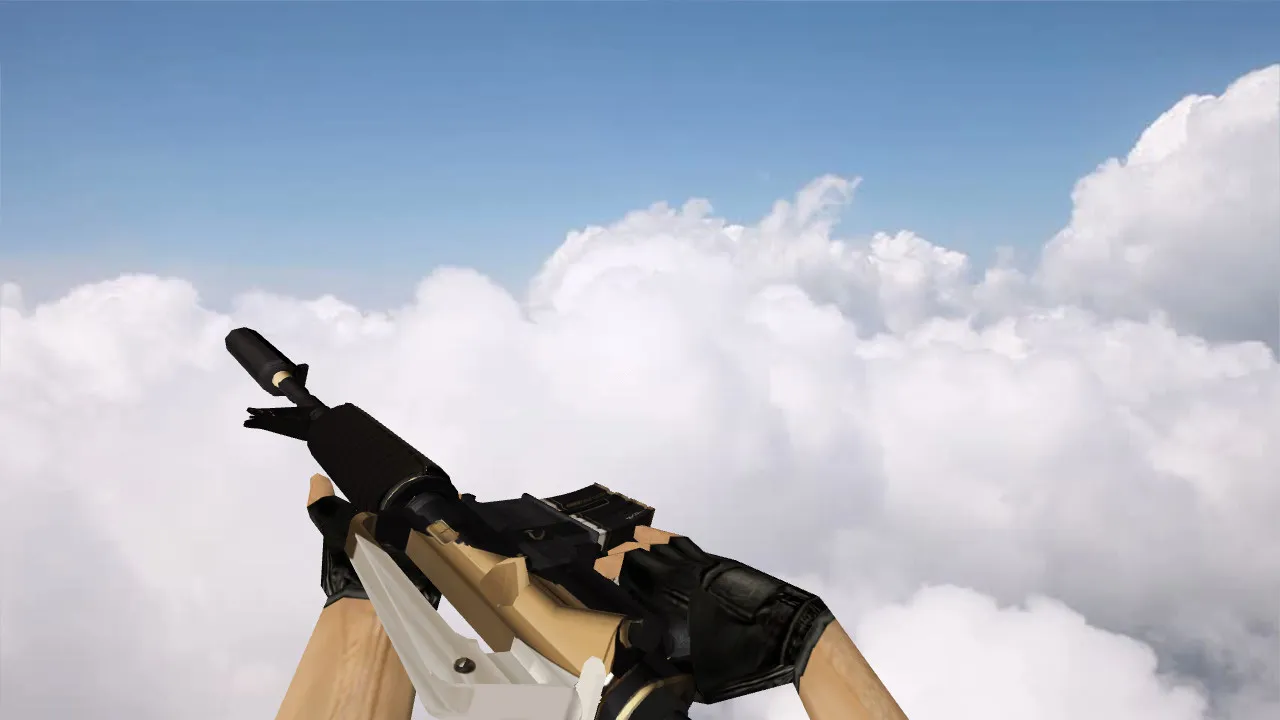 Скачать Модель «M4A1 Divine» v_m4a1, p_m4a1, w_m4a1 для CS 1.6: звуки, анимация осмотра, текстуры - Скриншот