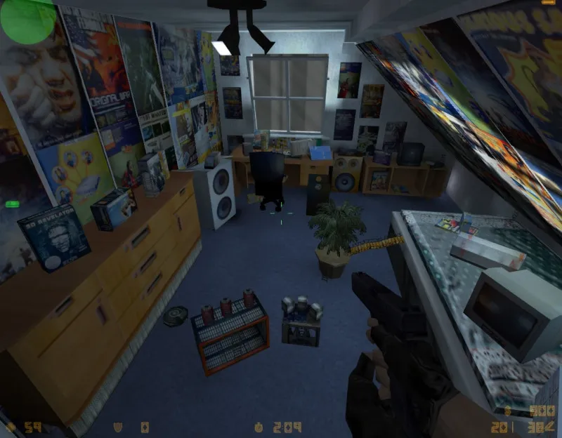 Скачать Карта de_therealrats для CS 1.6: Тактические особенности и оптимизация - Скриншот