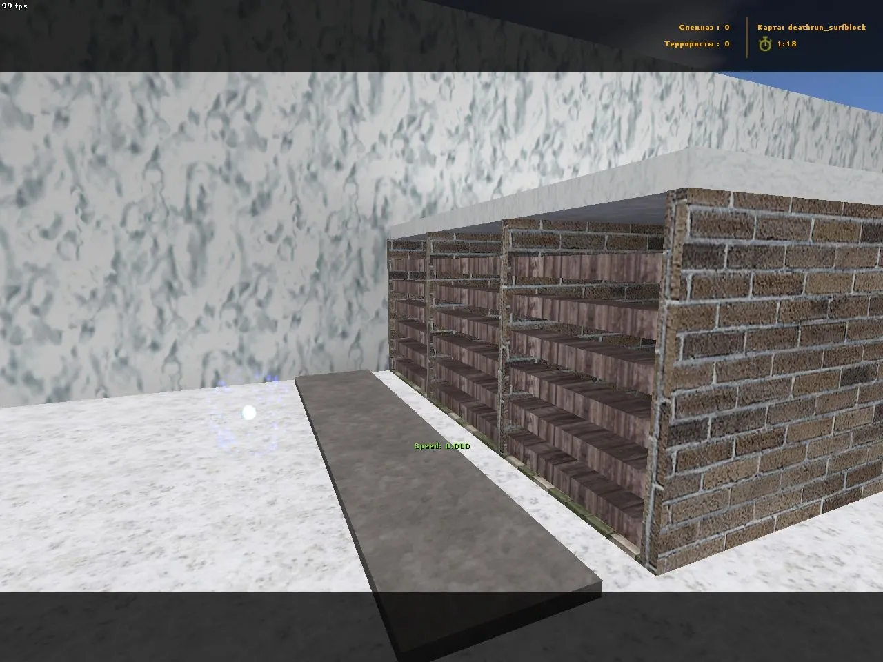deathrun_surfblock для CS 1.6: карта deathrun с блоками, прыжками и бот-навом для практики — скриншот 4