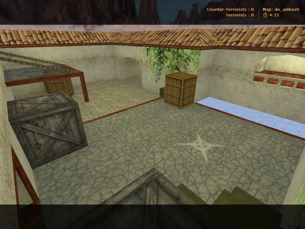de_ambush карта для CS 1.6: точки, маршруты, .nav для ботов, оптимизация wpoly/epoly — скриншот 1