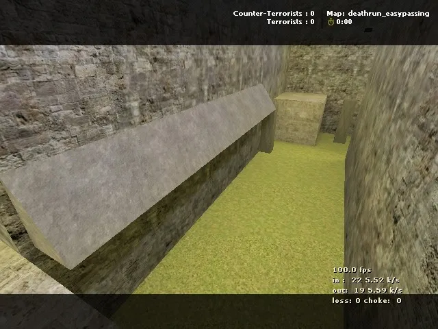 deathrun_easypassing — карта deathrun для CS 1.6: баланс команд, точки, .nav и оптимизация — скриншот 1