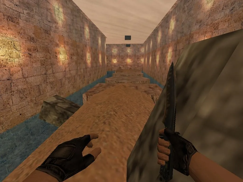 Скачать deathrun_kolor_v2 для CS 1.6: карта deathrun, точки, .nav, оптимизация wpoly/epoly - Скриншот