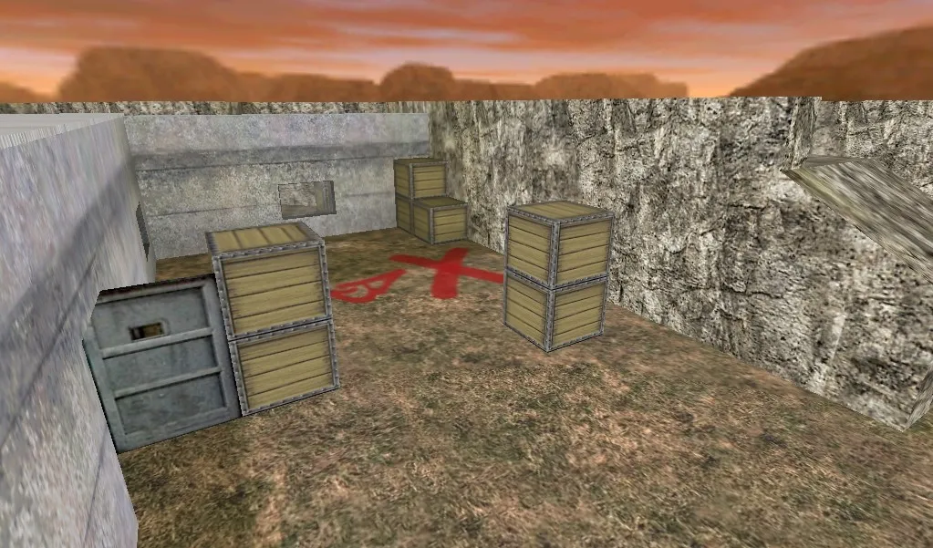 Карта de_mountainpass для CS 1.6: Тактика и особенности — скриншот 8