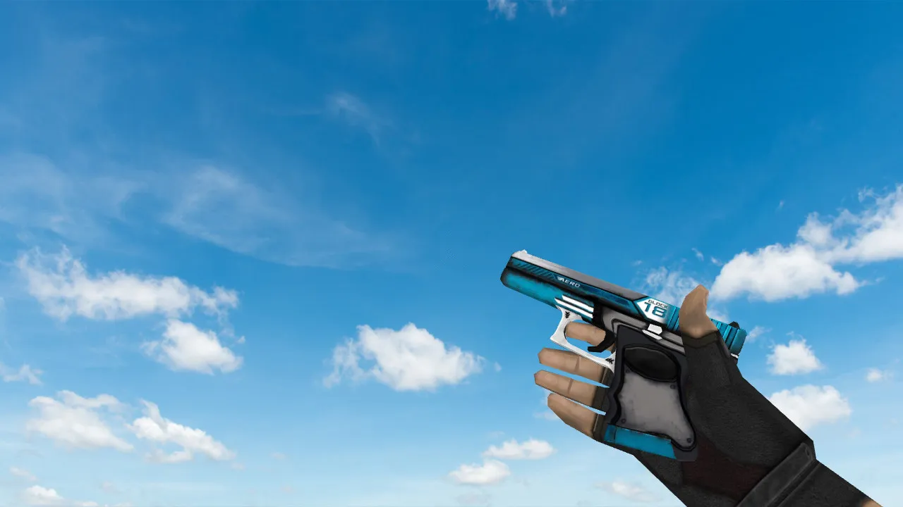 Скачать Модель Glock Aero для CS 1.6: качественные текстуры и звуки - Скриншот