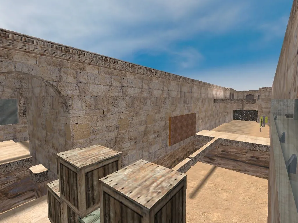 deathrun_dustroad для CS 1.6: боты, ловушки и точки — deathrun карта с навигацией для ботов — скриншот 6