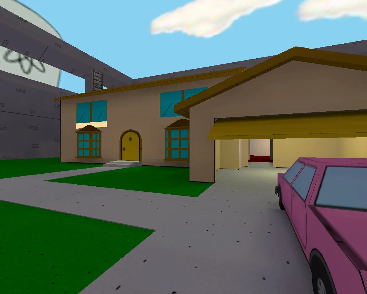 Скачать Карта fy_simpsons_house для CS 1.6: тактика, точки, настройка и оптимизация FY режима - Скриншот