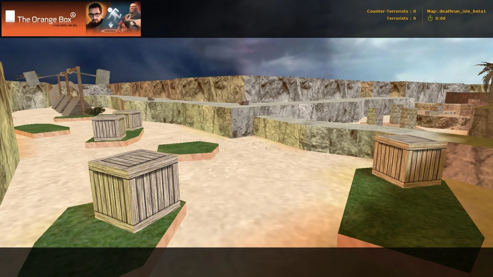 Скачать deathrun_isle_beta1 для CS 1.6: точки, ход игры, .nav, оптимизация wpoly/epoly - Скриншот
