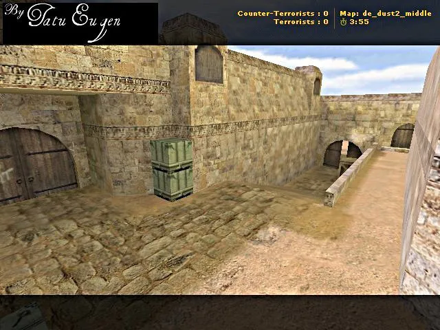 Скачать de_dust2_middle для CS 1.6: тактика мидла, баланс сторон, .nav и оптимизация карты - Скриншот
