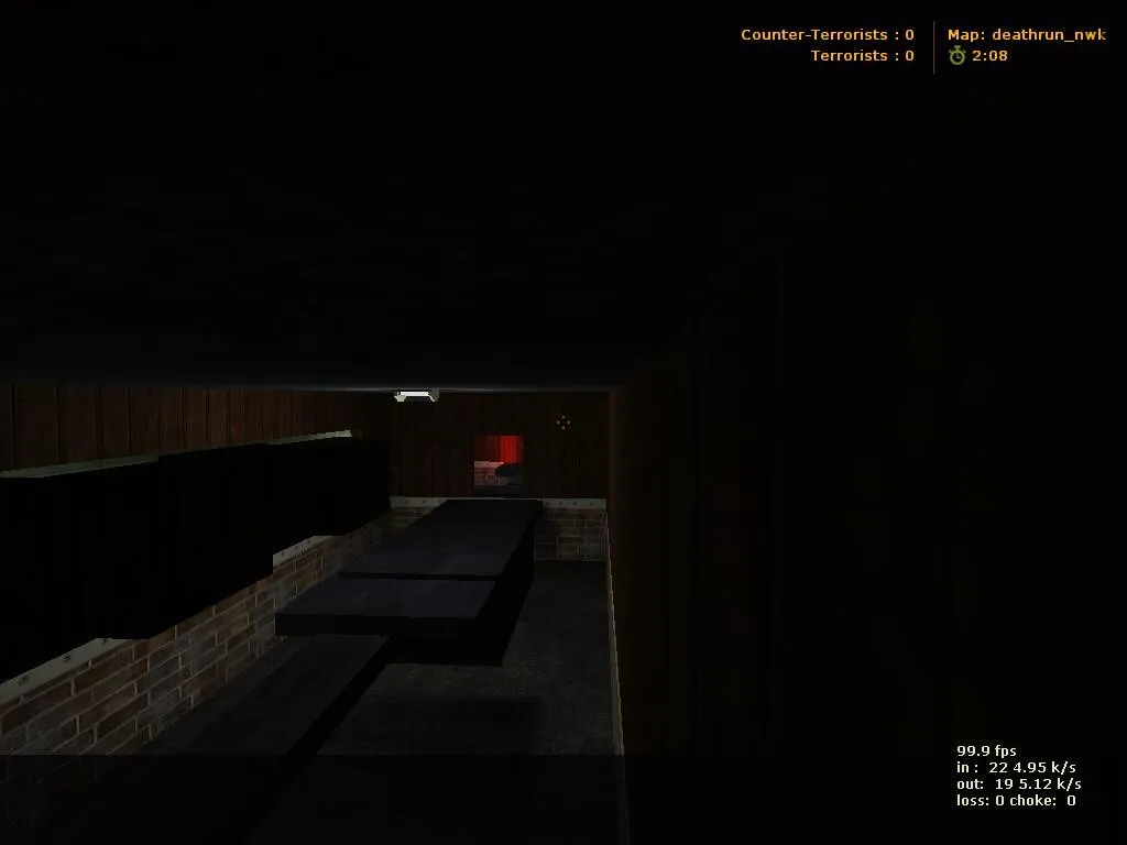 Скачать deathrun_nwk для CS 1.6: карта для трюков, ловушек и раундов, поддержка .nav, баланс сторон - Скриншот