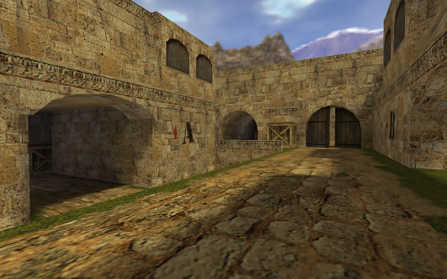 de_dust_m2 для CS 1.6: тактика за T и CT, точки, .nav для ботов, оптимизация wpoly/epoly — скриншот 6