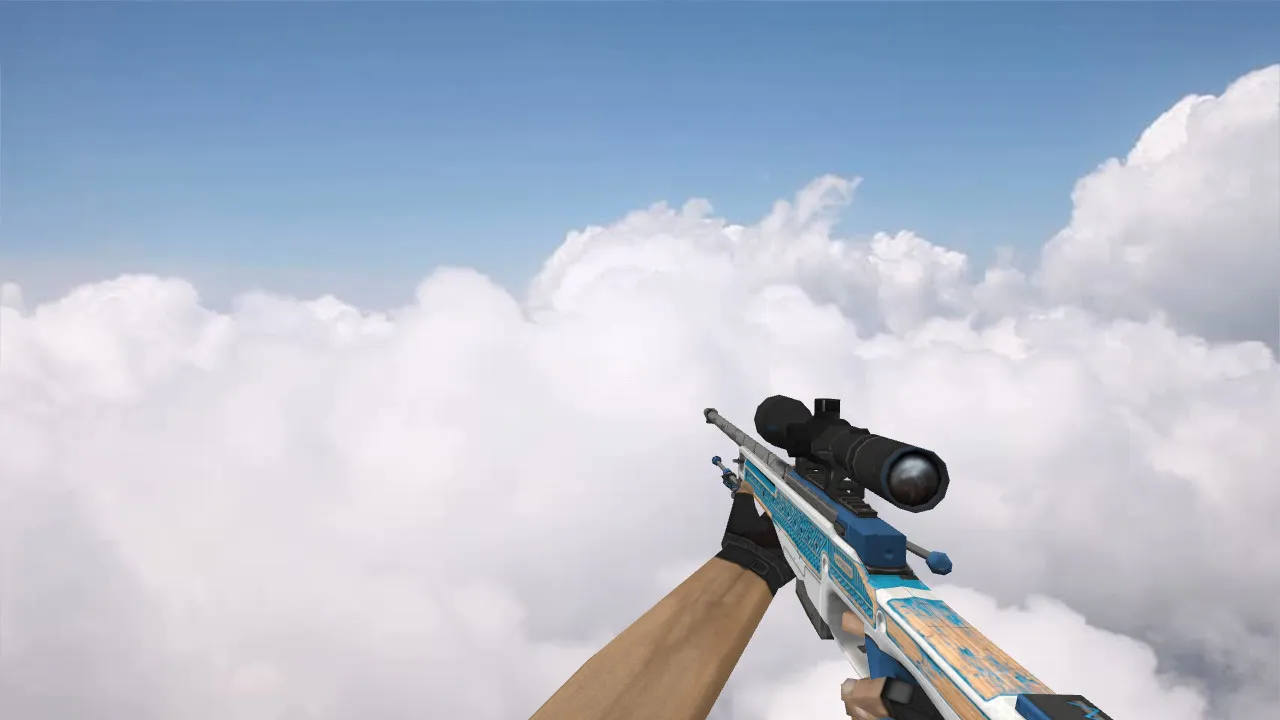 Скачать Модель AWP Sea Motive для CS 1.6 - Оружие с уникальным стилем - Скриншот