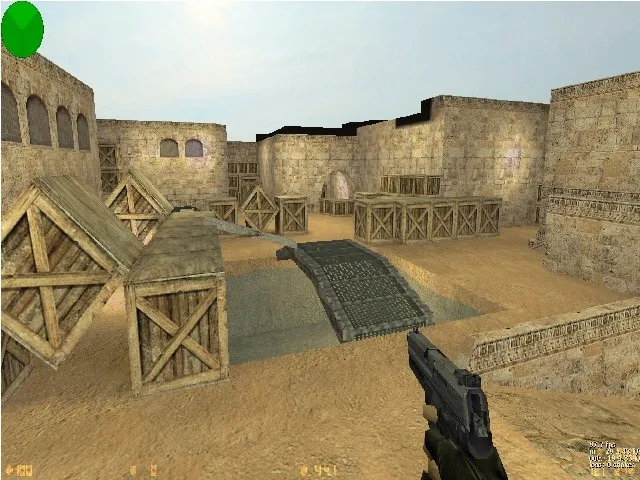Скачать de_crazydust2 для CS 1.6: карта, точки, тактика, .nav, wpoly/epoly и установка без риска - Скриншот