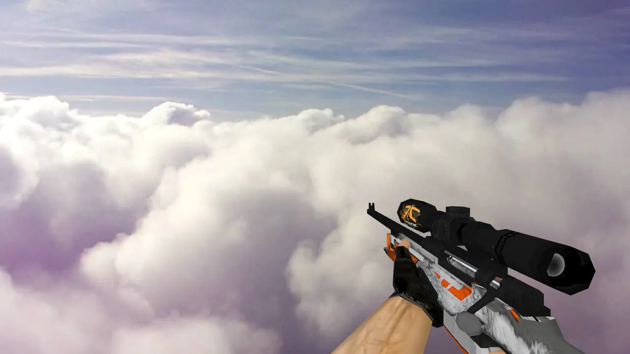 Скачать Модель «Default AWP Asiimov fnatic» для CS 1.6 - Скриншот