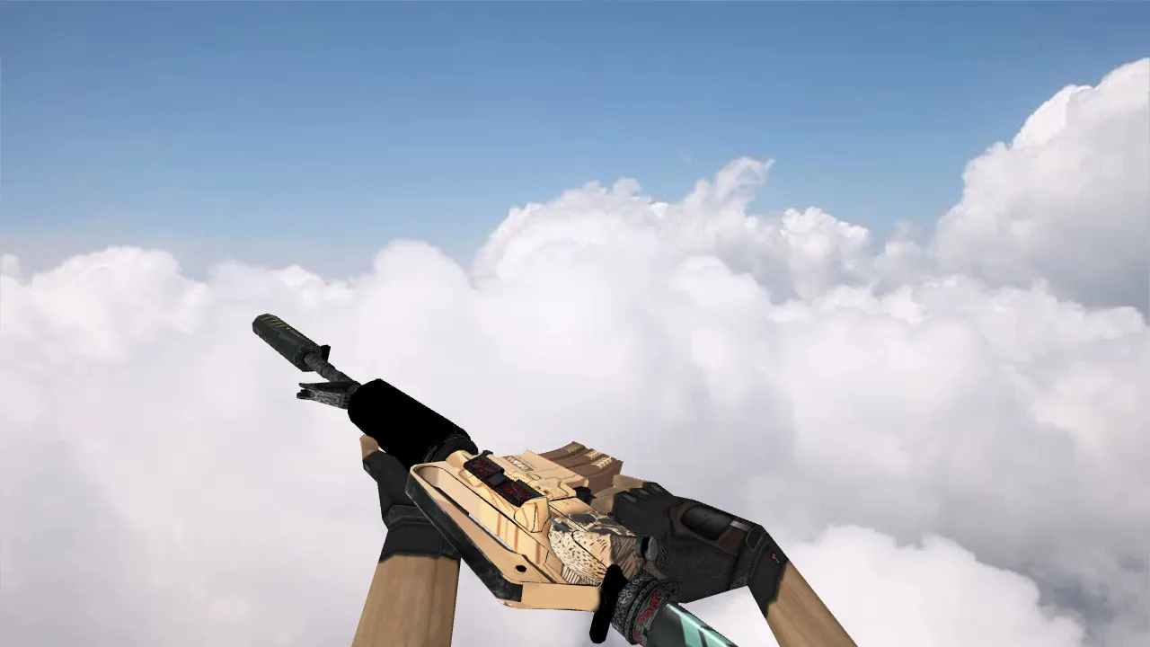 Скачать Модель M4A1 Crush v_ для CS 1.6: p_ и w_ модели, звуки, анимации осмотра и качество текстур - Скриншот