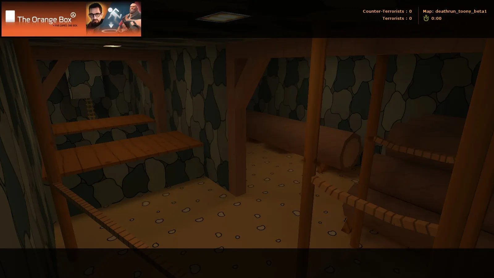 Скачать deathrun_toony_beta1 для CS 1.6: тактика, точки, .nav для ботов и оптимизация карты - Скриншот