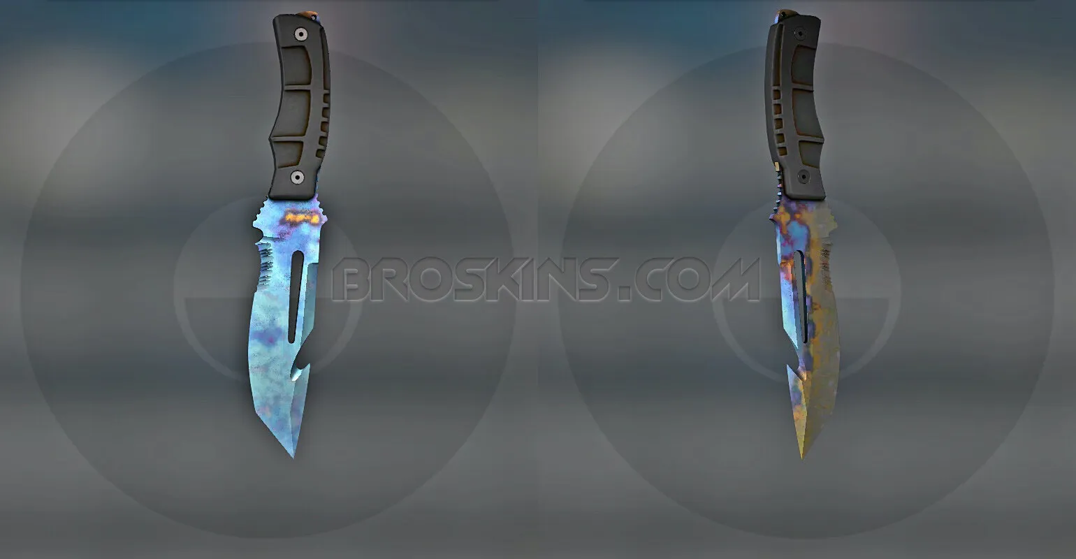 Скачать ☆ Нож выживания | Поверхностная закалка (403 паттерн Blue Gem) v_model для CS 1.6 - Скриншот
