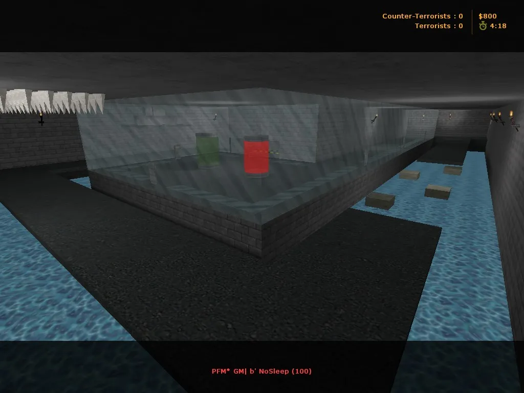 Скачать deathrun_sadness_pfm для CS 1.6: карты deathrun, точки, боты .nav, оптимизация - Скриншот