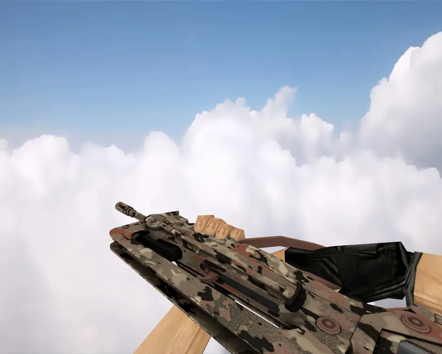 Скачать FAMAS | Калифорнийский камуфляж (CaliCamo) для CS 1.6 - Модели оружия - Скриншот