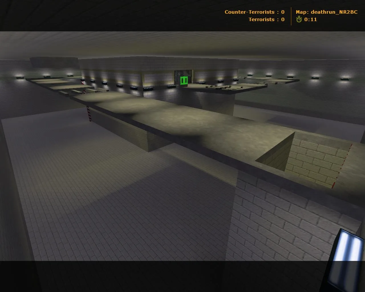 Скачать deathrun_nr2bc_b1 — карта Deathrun для CS 1.6: боты .nav, баланс сторон, оптимизация wpoly/epoly - Скриншот
