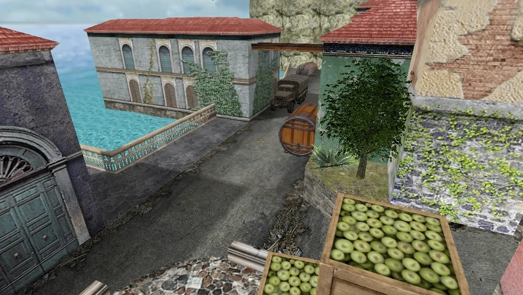 Скачать Карта de_toscana для Counter-Strike 1.6: тактика и детали - Скриншот