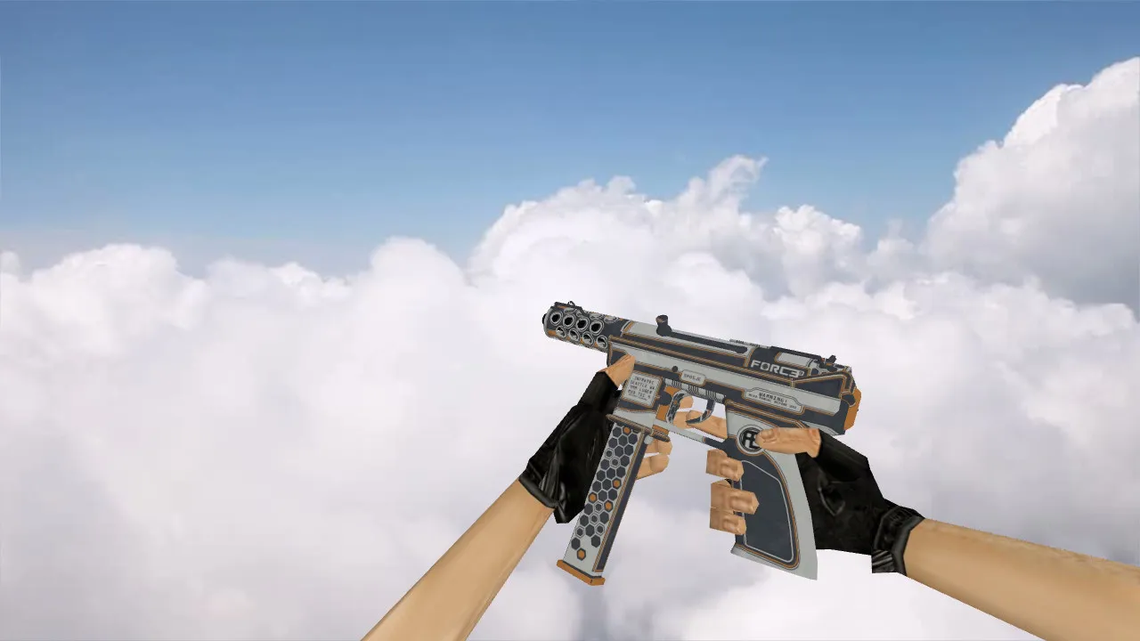 Скачать Модель TEC-9 Force Orange для CS 1.6: скачать и установить - Скриншот