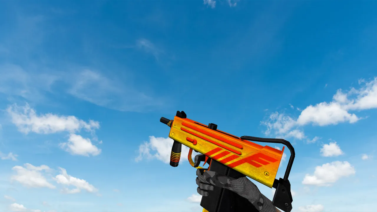 Скачать Модель MAC-11 Sunset Wings для CS 1.6 – качественные текстуры и анимации - Скриншот