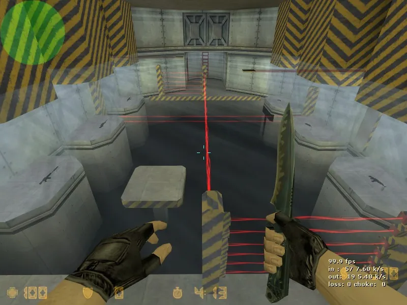 Скачать deathrun_taringacs_laserspace — карта deathrun для CS 1.6: ловушки, лазеры, точки и подсказки для игры - Скриншот