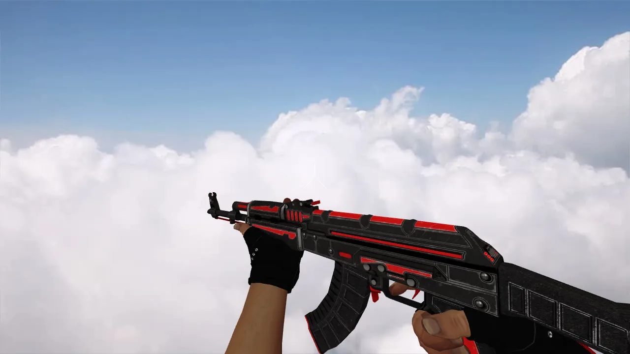 Скачать Модель "AK-47 Dark Lord" для CS 1.6 — качественные текстуры и анимация - Скриншот