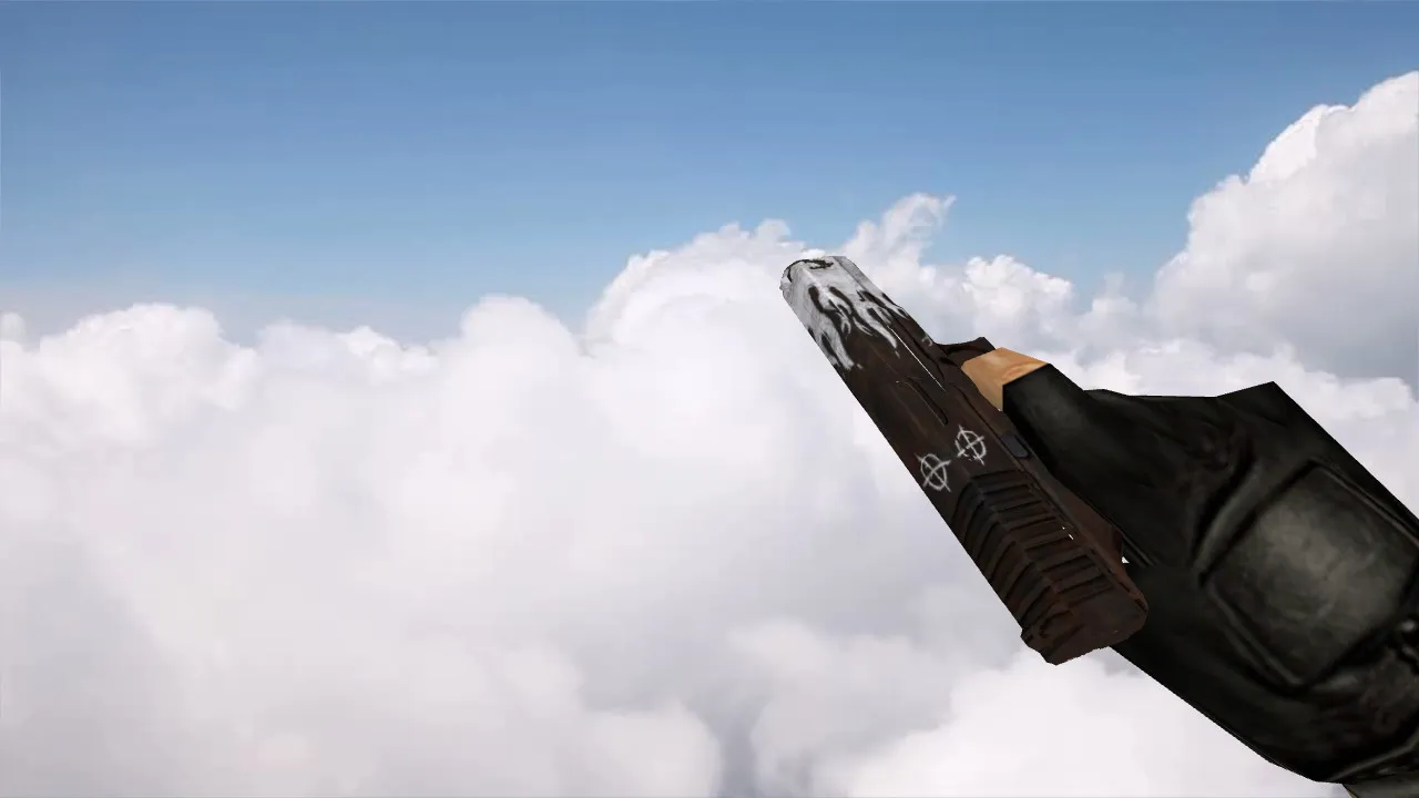 Скачать Модель Glock «Оксидное пламя» для CS 1.6 - Уникальный стиль и качество - Скриншот