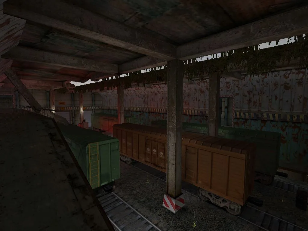 Карта de_rain для CS 1.6 - Тактические возможности и баланс сторон — скриншот 1