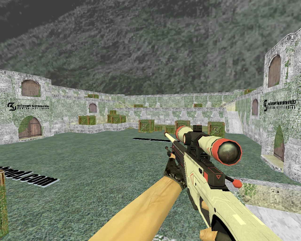 Скачать aim_sk_awp — AWP карта для CS 1.6: баланс сторон, точки под снайпу, .nav для ботов и оптимизация - Скриншот