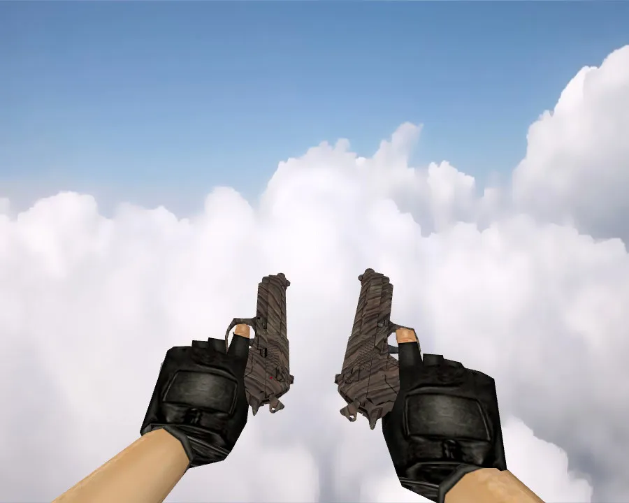 Скачать Dual Berettas | Сплавной лес (Drift Wood) для CS 1.6 - Скриншот
