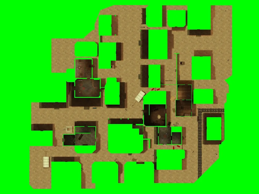 Карта de_wanted для CS 1.6: Тактика и особенности — скриншот 19