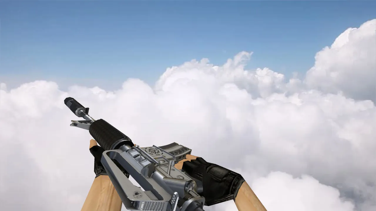Модель M4A1 Defuser v_ / p_ / w_ для CS 1.6: звуки, анимация осмотра, текстуры и настройка отображения — скриншот 2