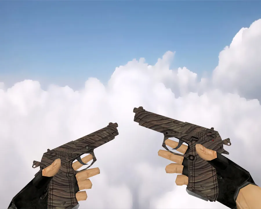 Скачать Dual Berettas | Сплавной лес (Drift Wood) для CS 1.6 - Скриншот