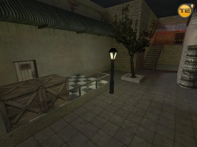 Скачать Карта de_gladiators для CS 1.6: тактика за CT и T, точки, .nav и оптимизация wpoly/epoly - Скриншот