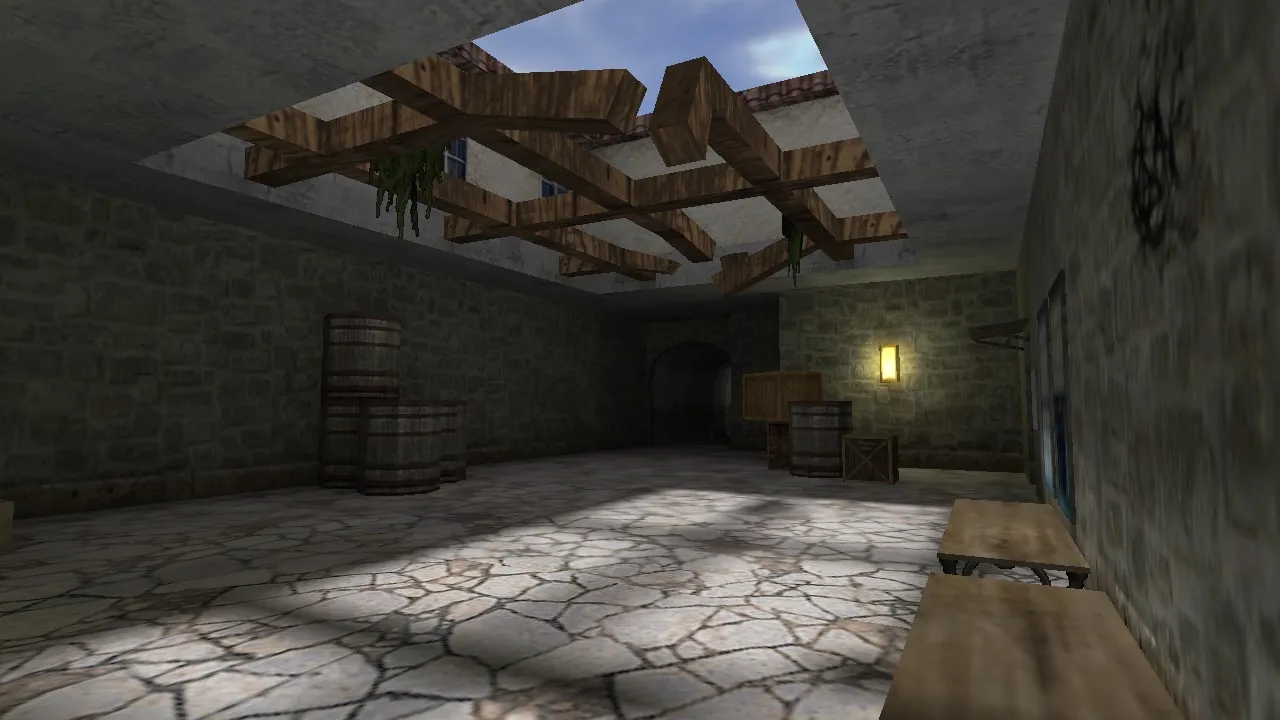 Скачать Карта de_surreal для CS 1.6: тактика и особенности - Скриншот