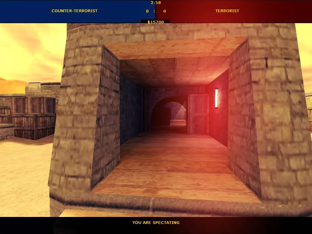 Скачать de_dust2on2 для CS 1.6: баланс сторон, точки на A/B и боты с .nav - Скриншот