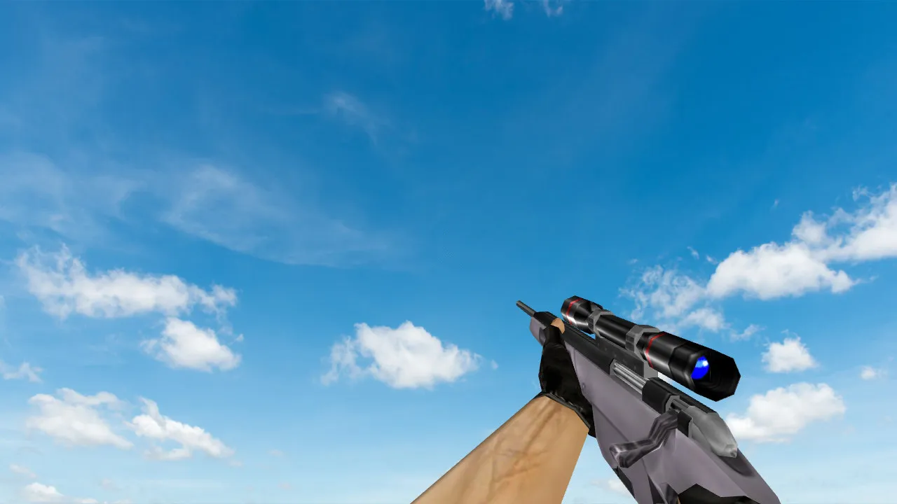 Пак моделей оружия «Default Weapons Chromed» для CS 1.6: v_, p_, w_ модели, звуки, анимация осмотра и текстуры — скриншот 21