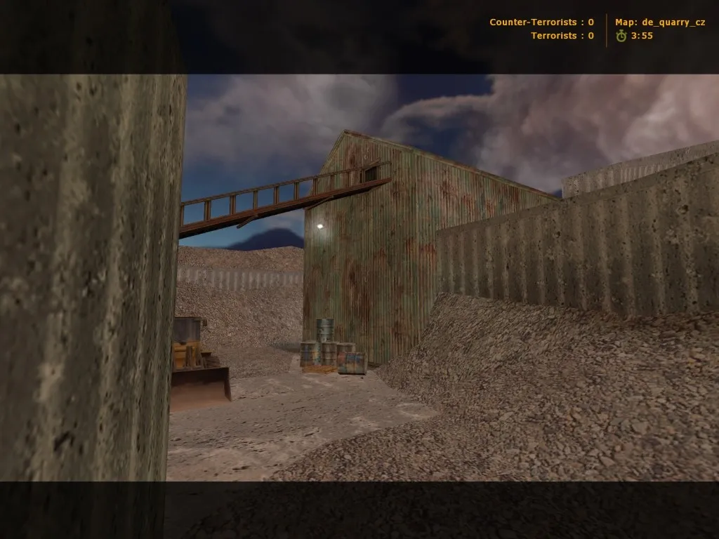 Скачать Карта de_quarry_cz для Counter-Strike 1.6 — тактический анализ и особенности - Скриншот