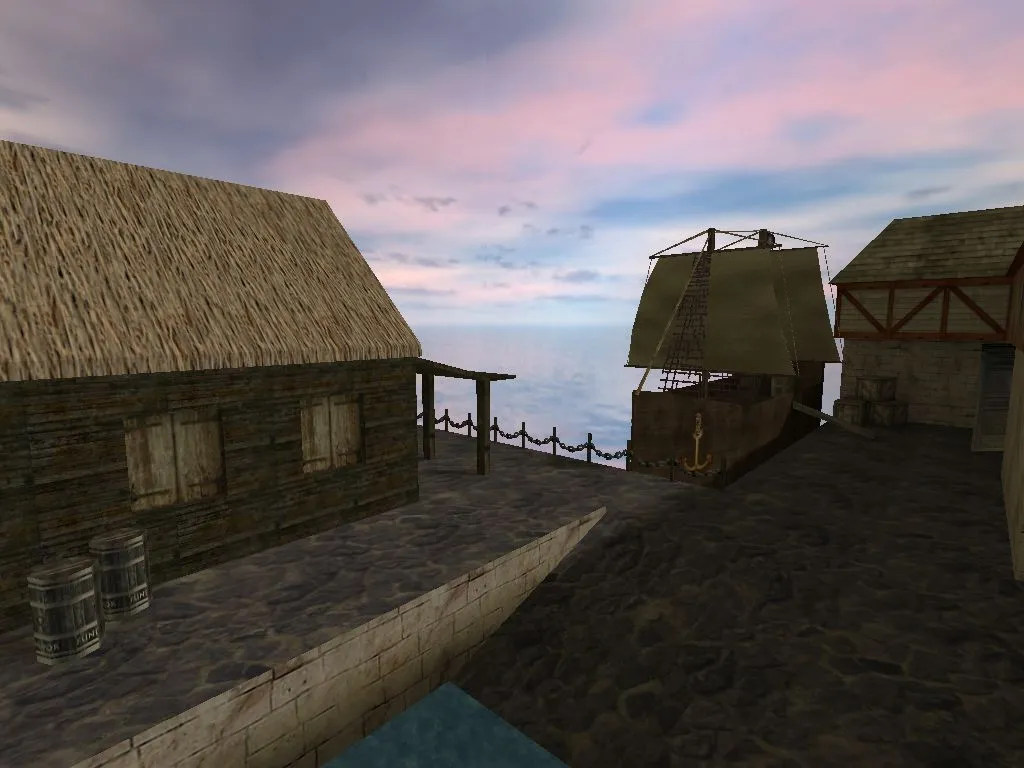 Карта de_pirates для CS 1.6 - Тактические возможности и детали — скриншот 8