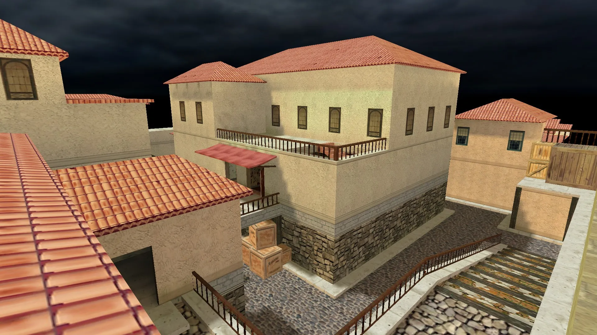 Скачать Карта de_italy_gign для CS 1.6: Тактические возможности и особенности - Скриншот
