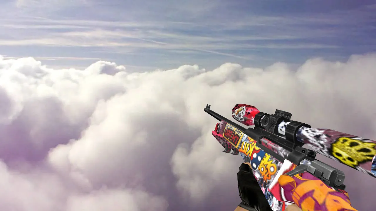 Скачать Модель «Default AWP Sticker» для CS 1.6: Отличная замена - Скриншот